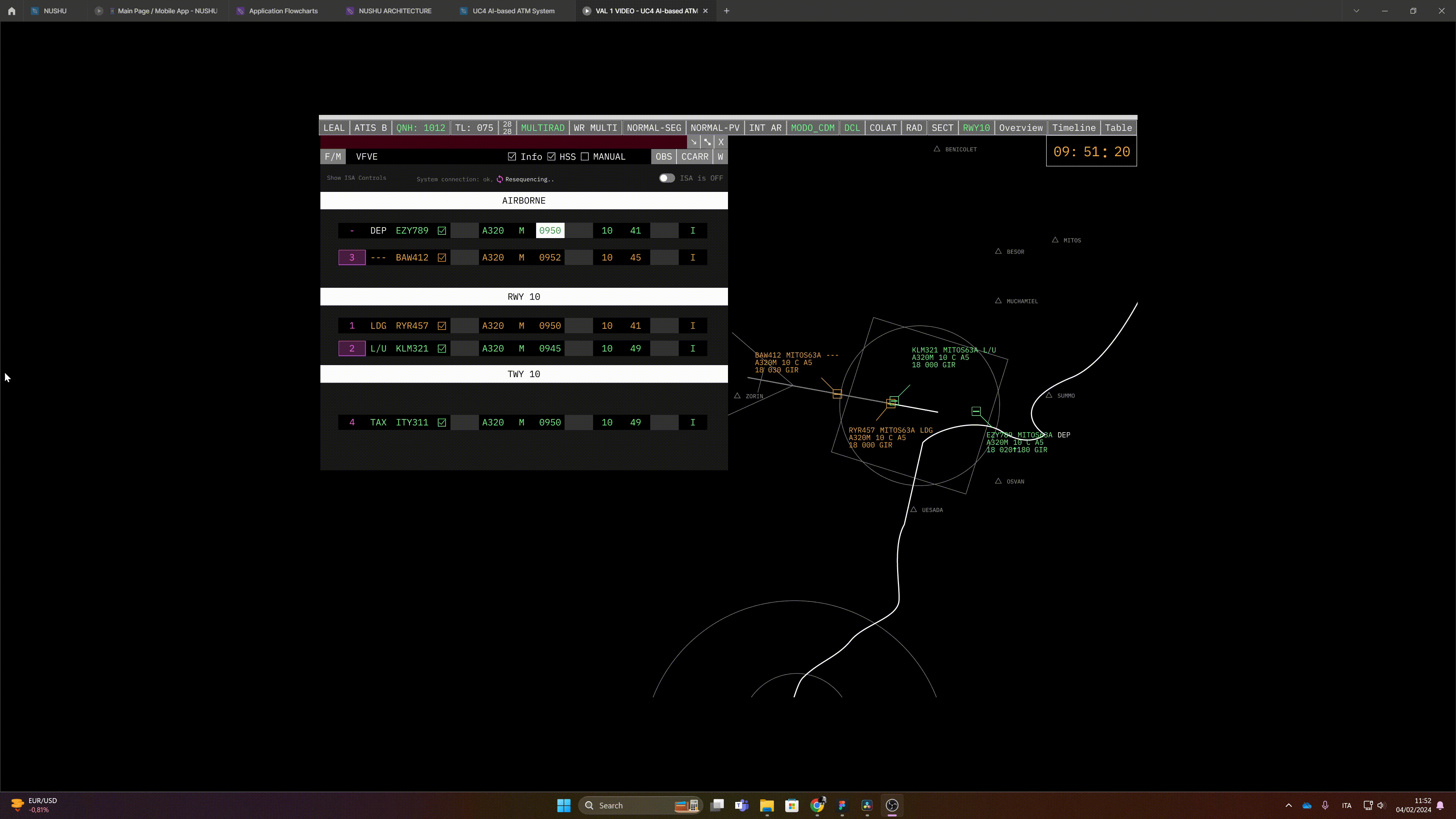 Integrating AI in the design of an Air Traffic Control software